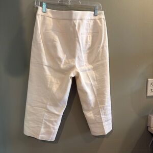 J. Crew Kate capri pants in bi-stretch linen size 4